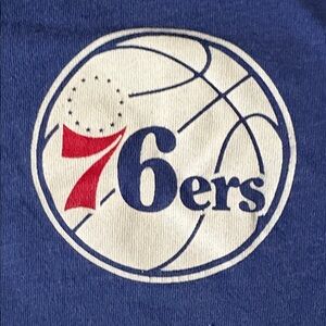 76ers  Navy Blue Shirt